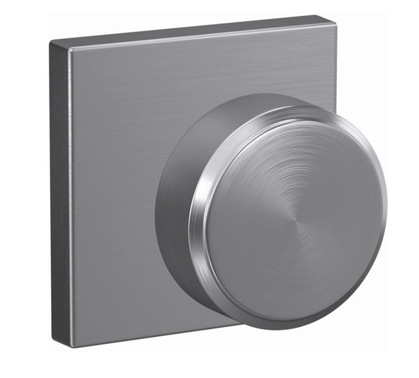 Schlage FC172SWA626COL Swanson Knob with Collins Rose Non Turning Dummy Lock Satin Chrome Finish