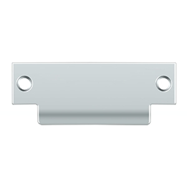 Deltana SPBDB478U26 Polished Chrome 4-7/8" x 1-1/4" ANSI Blank Strike Plate