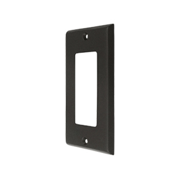 Deltana SWP4754U10B Oil Rubbed Bronze Solid Brass Single Rocker Plate