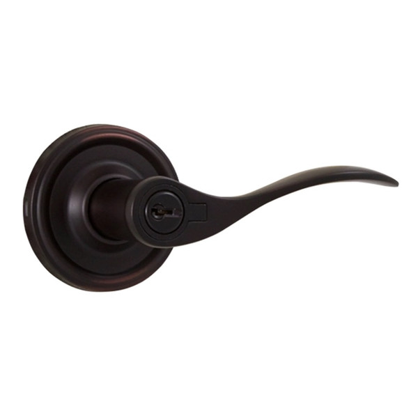 Weslock R0640U1U1SL23 Right Hand Bordeau Entry Lock with Adjustable Latch and Full Lip Strike Oil Rubbed Bronze Finish