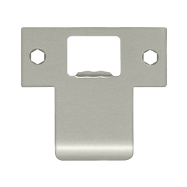 Deltana TSPE250U15 Satin Nickel 2-1/2" Extended Lip T-Strike Plate