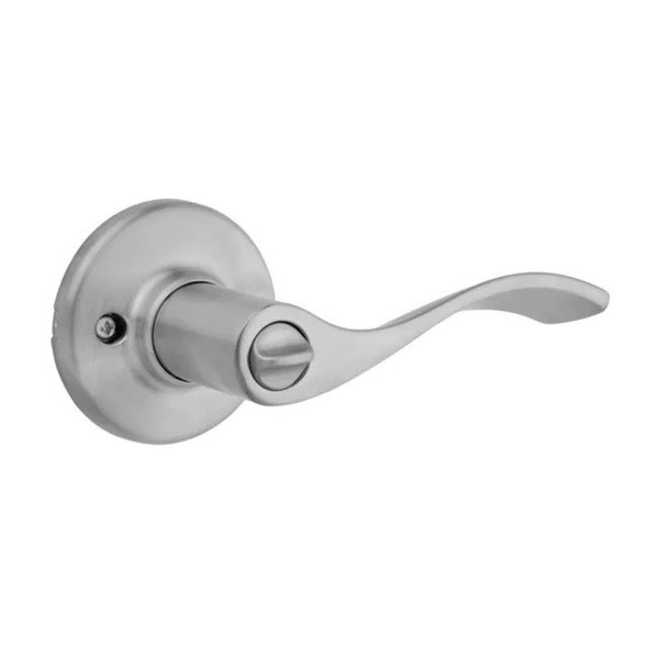 Kwikset 405BL-26D Balboa Lever Entry Door Lock with 6AL Latch and RCS Strike Satin Chrome Finish
