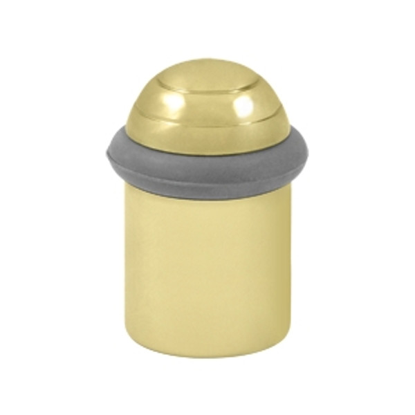 Deltana UFBD5000U3 Polished Brass 2" Universal Floor Bumper Dome Cap