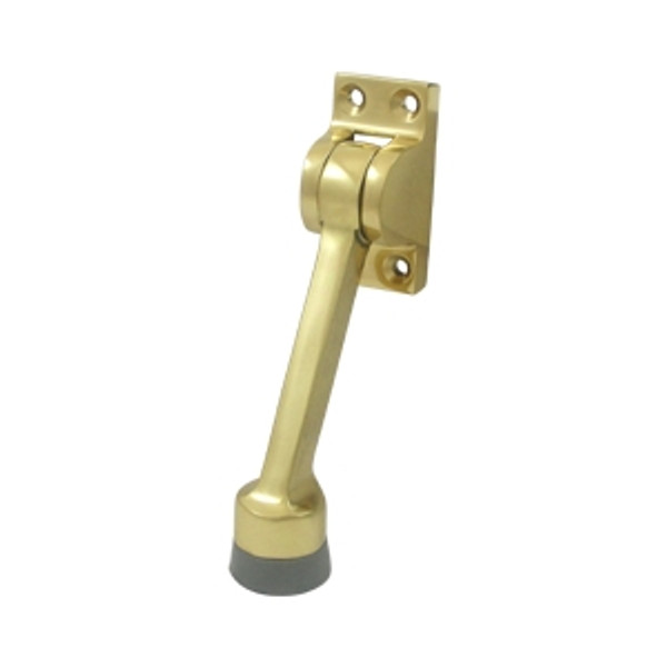 Deltana DHK4U3 Polished Brass 4" Kickdown Holder