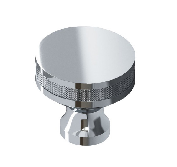 Colonial Bronze 58726 587 Series 1-1/4" Cabinet Knob with Diamond Knurl Polished Chrome Finish