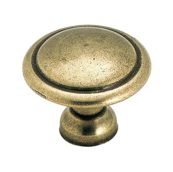Amerock 848LB 1-3/8" (35 mm) Allison Value Oversized Cabinet Knob Light Brass Finish