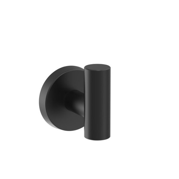 Amerock BH26542MB Arrondi Single Robe Hook Matte Black Finish