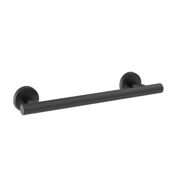 Amerock BH26546MB 9" (229 mm) Arrondi Towel Bar Matte Black Finish