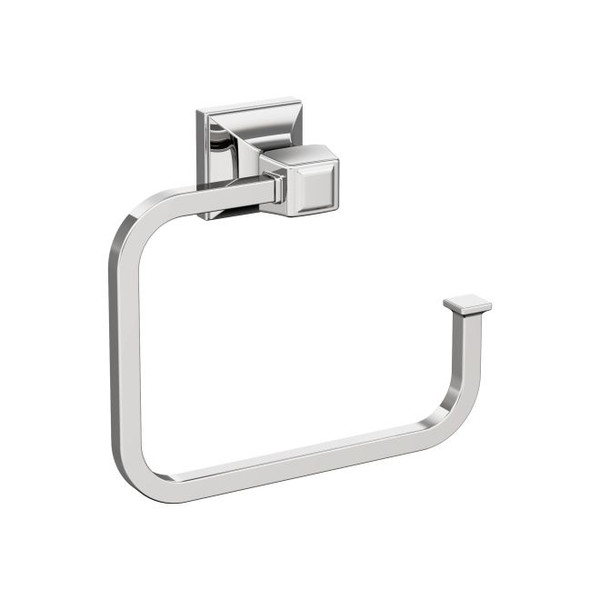 Amerock BH3602226 Mulholland Towel Ring Bright Chrome Finish