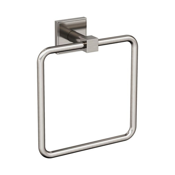 Amerock BH36072G10 Appoint Towel Ring Satin Nickel Finish