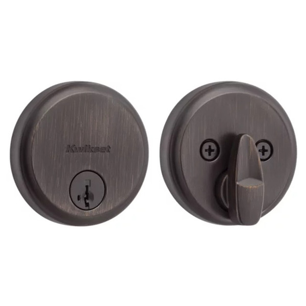 Kwikset 258-11PS.STRKP Hometown Low Profile Single Cylinder SmartKey Deadbolt with 6AL Latch and STRKP Strike Pack which includes Square Corner, Round Corner and 5303 Round Corner Full Lip Strikes Venetian Bronze Finish Kwikset 258-11PS.STRKP Hometown Low Profile Single Cylinder SmartKey Deadbolt with 6AL Latch and STRKP Strike Pack which includes Square Corner, Round Corner and 5303 Round Corner Full Lip Strikes Venetian Bronze Finish