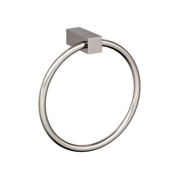 Amerock BH36082G10 Monument Towel Ring Satin Nickel Finish