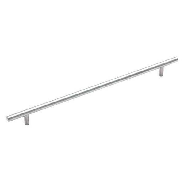 Amerock BP19014SS 12-5/8" (320 mm) Center to Center Carbon Steel Bar Cabinet Pull Stainless Steel Finish