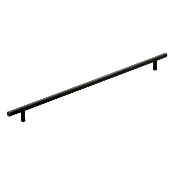 Amerock BP19015ORB 16-3/8" (416 mm) Center to Center Carbon Steel Bar Cabinet Pull Oil Rubbed Bronze Finish Amerock BP19015ORB 16-3/8" (416 mm) Center to Center Carbon Steel Bar Cabinet Pull Oil Rubbed Bronze Finish
