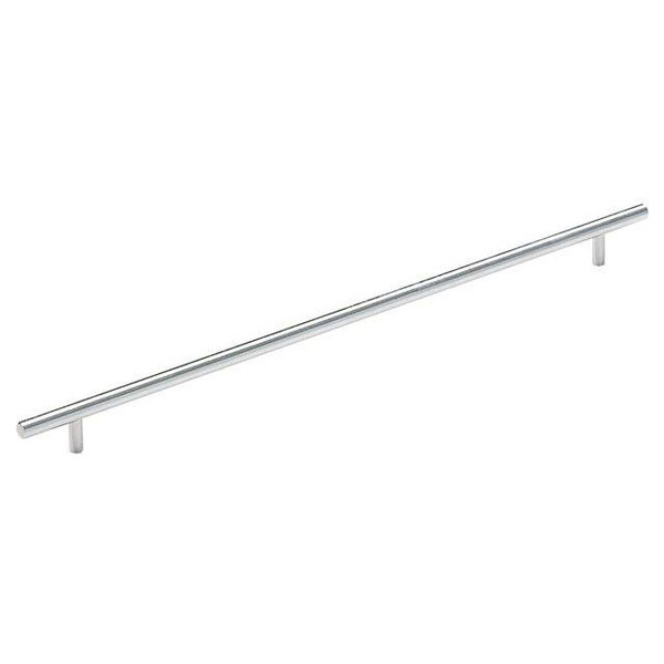 Amerock BP19015SS 16-3/8" (416 mm) Center to Center Carbon Steel Bar Cabinet Pull Stainless Steel Finish Amerock BP19015SS 16-3/8" (416 mm) Center to Center Carbon Steel Bar Cabinet Pull Stainless Steel Finish