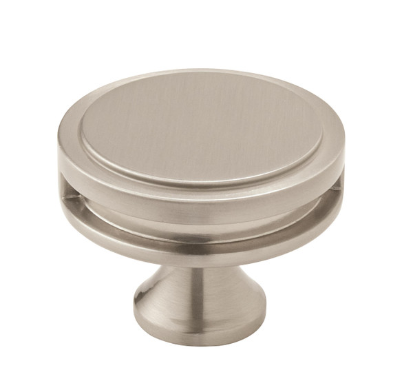 Amerock BP36604G10 1-3/4" (44 mm) Oberon Cabinet Knob Satin Nickel Finish