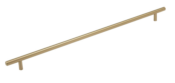 Amerock BP19016BBZ 18-7/8" (480 mm) Center to Center Carbon Steel Bar Cabinet Pull Golden Champagne Finish