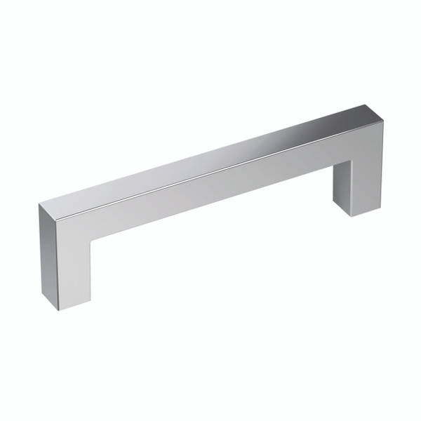 Amerock BP3657026 Monument Cabinet Pull with 3-3/4" (96 mm) Center to Center Bright Chrome Finish