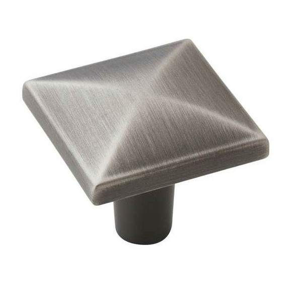 Amerock BP29370AS 1-1/8" (29 mm) Extensity Cabinet Knob Antique Silver Finish