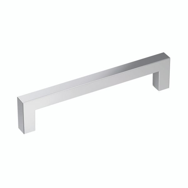 Amerock BP3657126 Monument Cabinet Pull with 5-1/16" (128 mm) Center to Center Bright Chrome Finish
