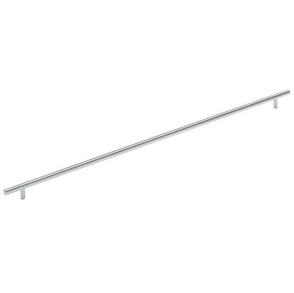 Amerock BP19018CSG9 25-3/16" (640 mm) Center to Center Carbon Steel Bar Cabinet Pull Sterling Nickel Finish
