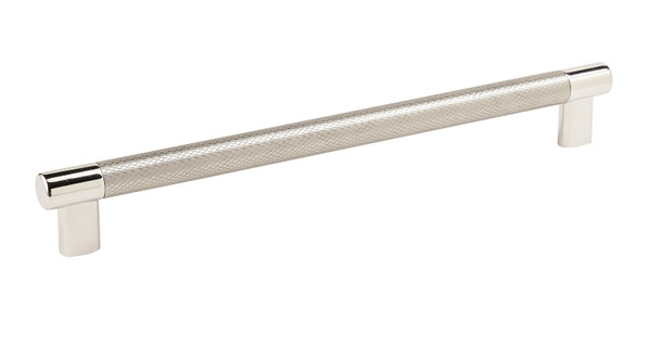 Amerock BP36560PNSS 10-1/16" (256 mm) Center to Center Esquire Cabinet Pull Polished Nickel by Stainless Steel Finish Amerock BP36560PNSS 10-1/16" (256 mm) Center to Center Esquire Cabinet Pull Polished Nickel by Stainless Steel Finish