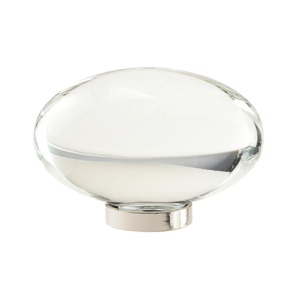 Amerock BP36651CPN 1-3/4" (44 mm) Round Glacio Crystal Cabinet Knob Bright Nickel Finish