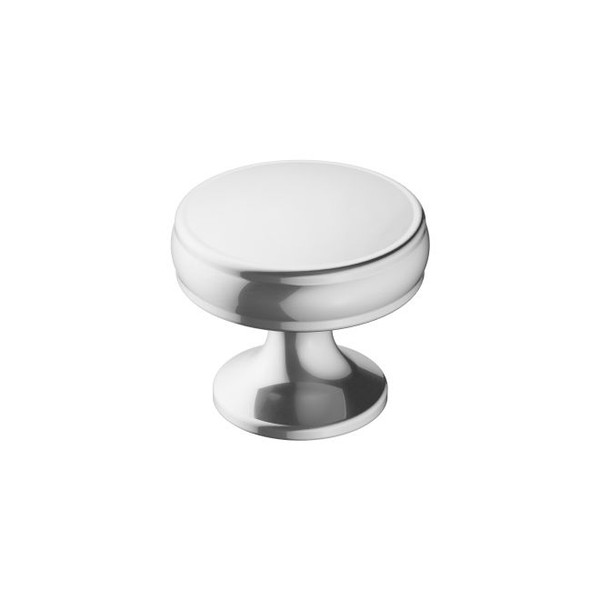 Amerock BP3679326 Renown 1-1/4" Diameter Cabinet Knob Bright Chrome Finish