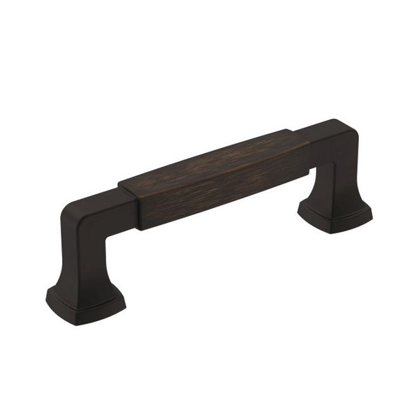 Amerock BP36887ORB Stature 3-3/4" Center to Center Cabinet Pull Oil Rubbed Bronze Finish