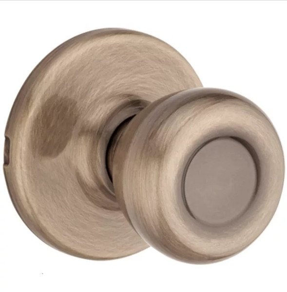 Kwikset 200T-5 Antique Brass Passage Tylo Knob