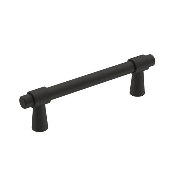Amerock BP36858FB Destine 3-3/4" Center to Center Cabinet Pull Matte Black Finish
