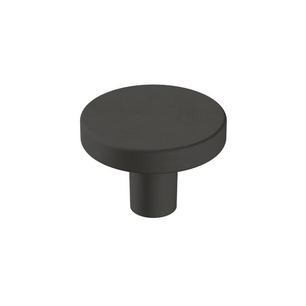 Amerock BP36904FB Versa 1-3/8" Diameter Cabinet Knob Matte Black Finish Amerock BP36904FB Versa 1-3/8" Diameter Cabinet Knob Matte Black Finish