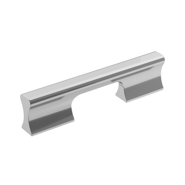 Amerock BP3683726 Status 3-3/4" Center to Center Cabinet Pull Bright Chrome Finish Amerock BP3683726 Status 3-3/4" Center to Center Cabinet Pull Bright Chrome Finish