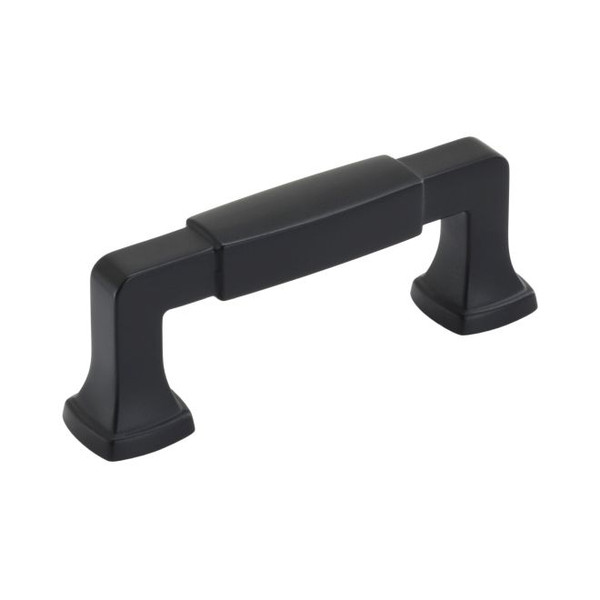 Amerock BP36891FB Stature 3" Center to Center Cabinet Pull Matte Black Finish Amerock BP36891FB Stature 3" Center to Center Cabinet Pull Matte Black Finish