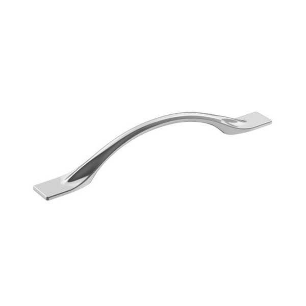 Amerock BP3691826 Uprise 5-1/16" Center to Center Cabinet Pull Bright Chrome Finish Amerock BP3691826 Uprise 5-1/16" Center to Center Cabinet Pull Bright Chrome Finish