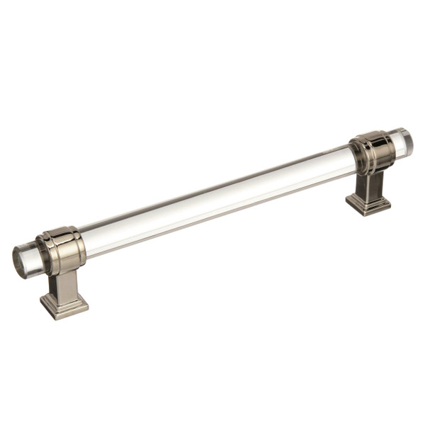 Amerock BP36656CPN 6-5/16" (160 mm) Center to Center Glacio Clear Crystal Cabinet Pull Bright Nickel Finish Amerock BP36656CPN 6-5/16" (160 mm) Center to Center Glacio Clear Crystal Cabinet Pull Bright Nickel Finish