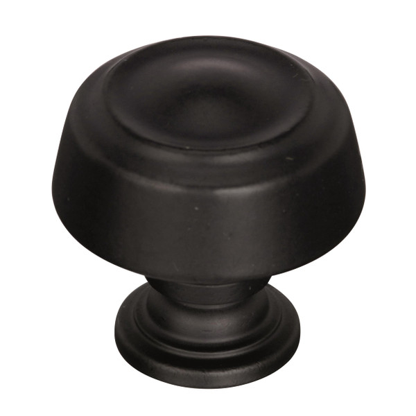 Amerock BP53700BBR 1-1/4" (32 mm) Diameter Kane Cabinet Knob Black Bronze Finish