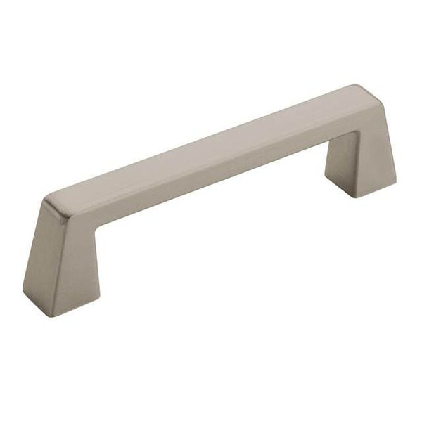 Amerock BP55276G10 3-3/4" (96 mm) Center to Center Blackrock Cabinet Pull Satin Nickel Finish