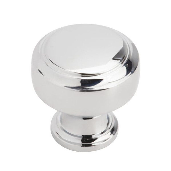 Amerock BP5531226 Highland Ridge 1-3/16" Cabinet Knob Bright Chrome Finish
