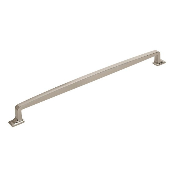 Amerock BP54024PN 18" (457 mm) Center to Center Westerly Appliance Pull Polished Nickel Finish