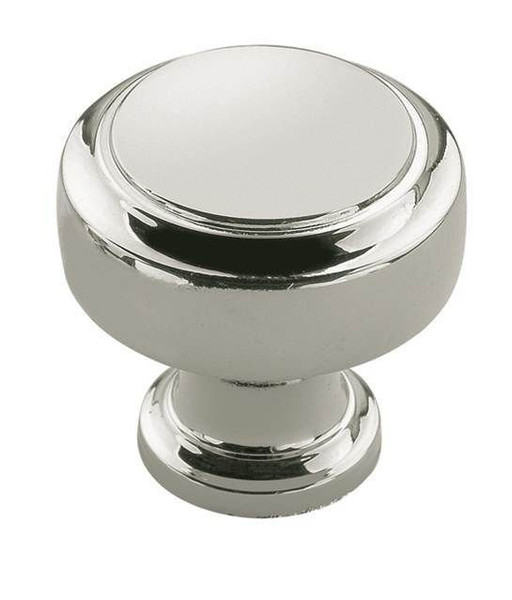 Amerock BP55312PN 1-3/16" (30 mm) Highland Ridge Rectangular Cabinet Knob Bright Nickel Finish
