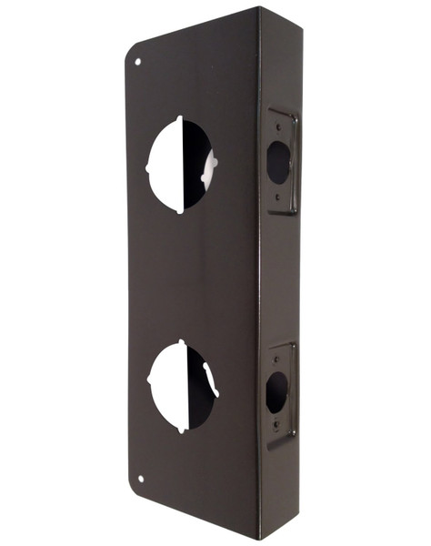 Don-Jo 261-10B-CW Oil Rubbed Bronze Door Wrap-Around with 2-1/8" Holes with 3-5/8" centers