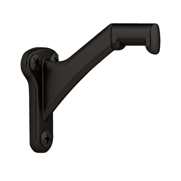 GEO HBHD4-MB 1-1/4" x 3-1/8" Heavy Duty Handrail Bracket Matte Black Finish
