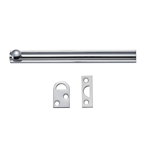 GEO SB6-PC 6" Surface Bolt Polished Chrome Finish