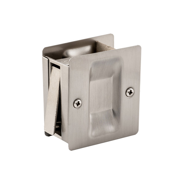 GEO SDPS-SN 1-3/4" x 2-1/4" Passage Sliding Door Lock Satin Nickel Finish