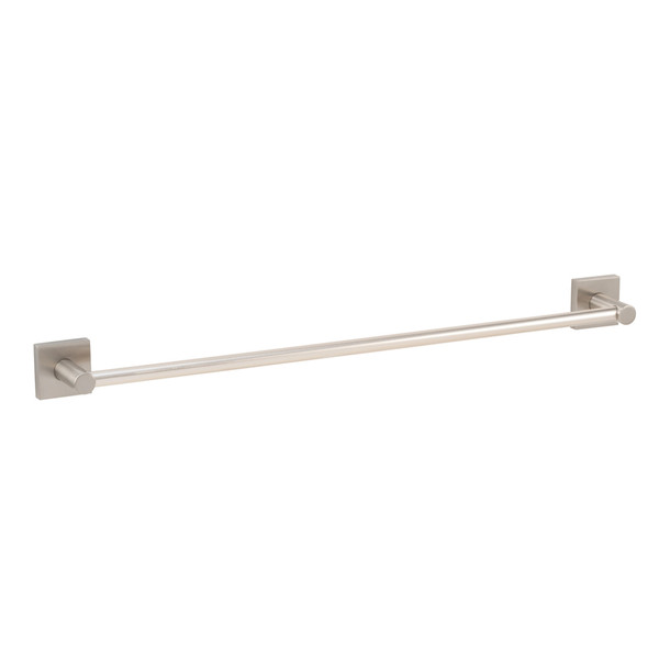 GEO EM2458-SN 24" x 5/8" Emerson Towel Bar with 2" x 2" Base Satin Nickel Finish