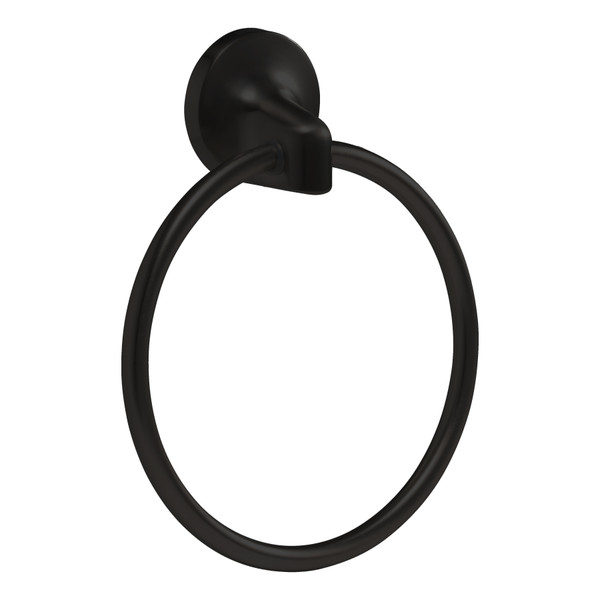 GEO GDMTR-MB 6" Gordon Metal Towel Ring Matte Black Finish