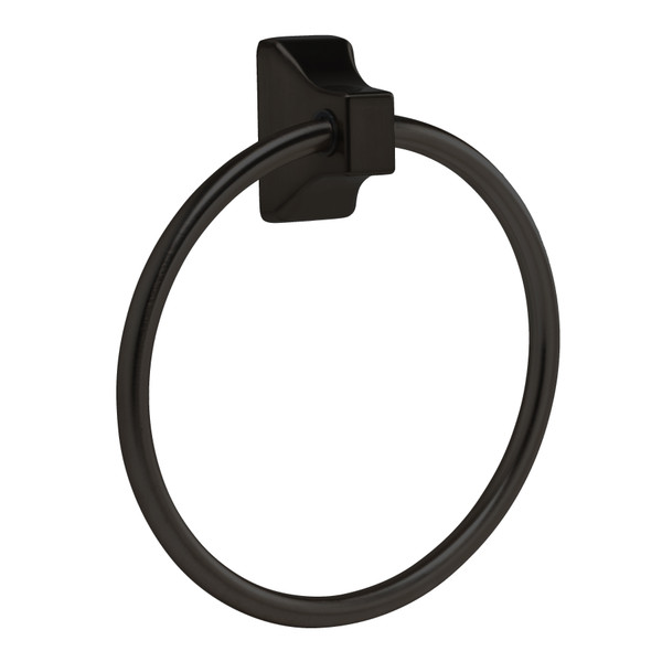 GEO OLMTR-MB 6" Olson Metal Towel Ring Matte Black Finish