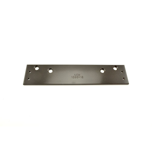 LCN 126018DKBRZ Hinge Side Mount Drop Plate for Top Rail Less Than 2-1/2" or Top Jamb Mount for Head Frame Less Than 1-3/4" for 1260 Series 695 Dark Bronze Finish