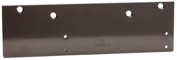 LCN 146018DKBRZ Hinge Side Mount Drop Plate for Top Rail Less Than 2-1/2" or Top Jamb Mount for Head Frame Less Than 1-3/4" for 1460 Series 695 Dark Bronze Finish